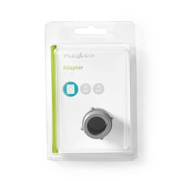 Nedis slangkoppling | 3/4'' | 3/4'' | Plast | Grå