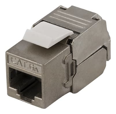 DELTACO FTP Cat6a Keystone kontaktdon, "Tool-free