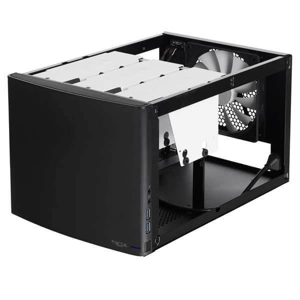 Fractal Design Node 304 Musta ilman virtalähdettä
