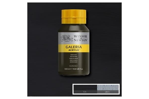 Galeria Acrylic 500Ml Mars Black 386