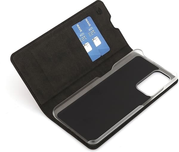 Wave BookCase skyddsfodral, OnePlus 9, svart