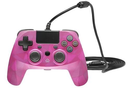 Snakebyte PS4-spel: Pad 4 S med sladd (Bubblegum camo)