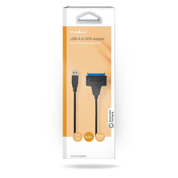 Nedis Kiintolevysovitin | USB 3.2 Gen1 | 2.5 " | SATA l, ll, lll | USB Virta