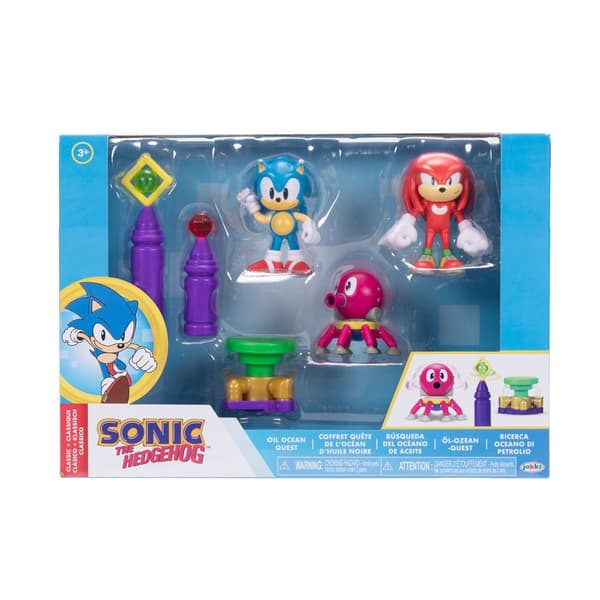 JAKKS Pacific Sonic the Hedgehog 2.5 tuuman dioraamasarja Öljy Ocean (valtameri)
