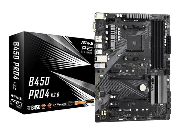 ASROCK B450 Pro4 R2.0 ATX AM4 AMD B450