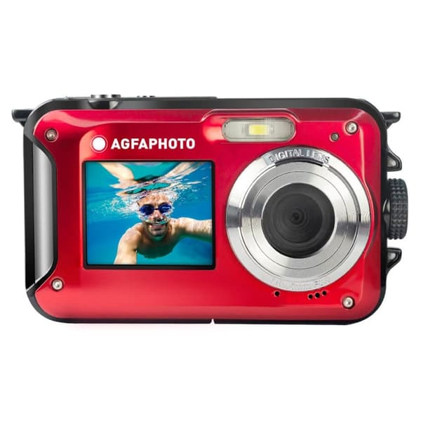 Agfa Digitalt kamera WP8000 CMOS WP 24MP Rød Full HD