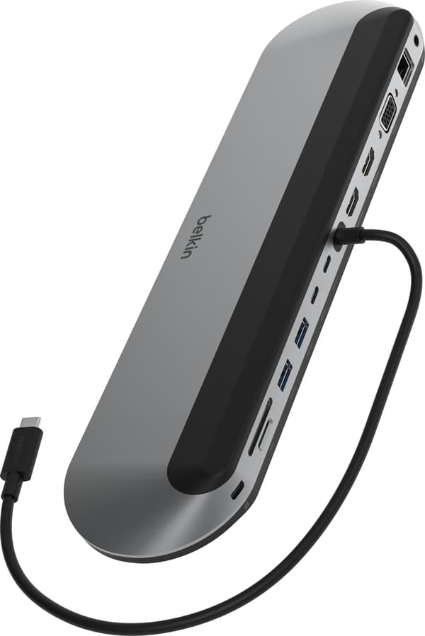 Belkin INC014btSGY USB-C-dokkingstasjon