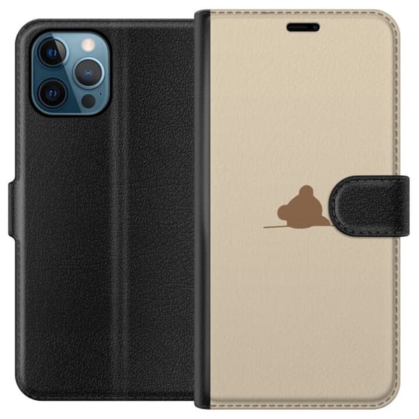 Tegnebogsetui til Apple iPhone 12 Pro med Nalle motiv