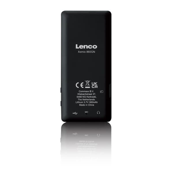 Lenco MP3/MP4-afspiller med Bluetooth® og 8 GB intern hukommelse Green