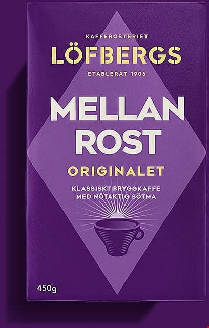 Löfbergs Kaffe Mellanrost Original Bryggkaffe Löfbergs