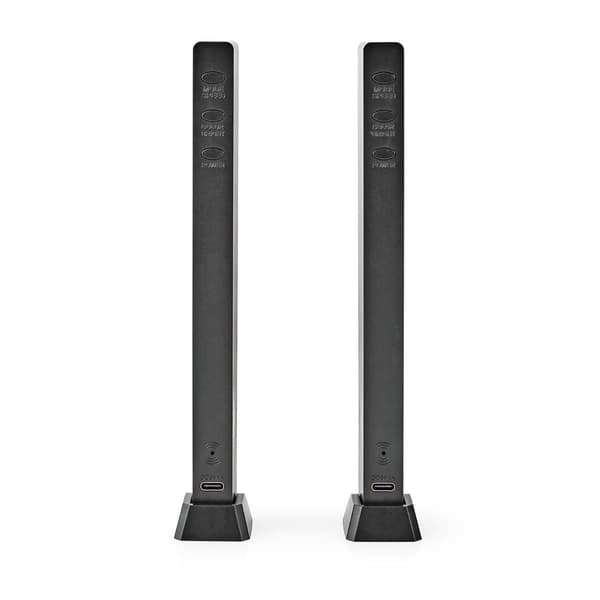 Nedis Gaminglys | RGB | Batteri | Indretning: Desktop / Notebook | Sort