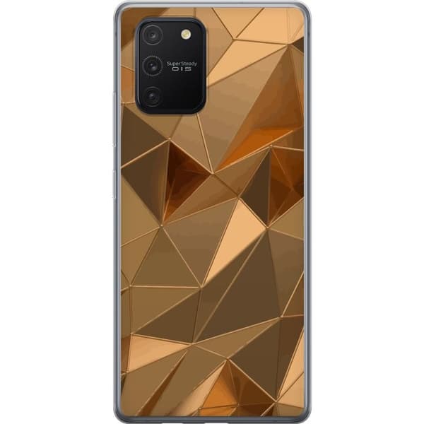 Mobildeksel til Samsung Galaxy S10 Lite med 3D Gull motiv