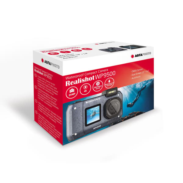 Agfa Digitalkamera WP9500 CMOS WP Fuld HD Sort
