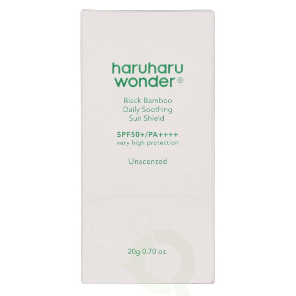 Haruharu Wonder Black Bamboo Daily Soothing Sun Shield 20 g | CDON
