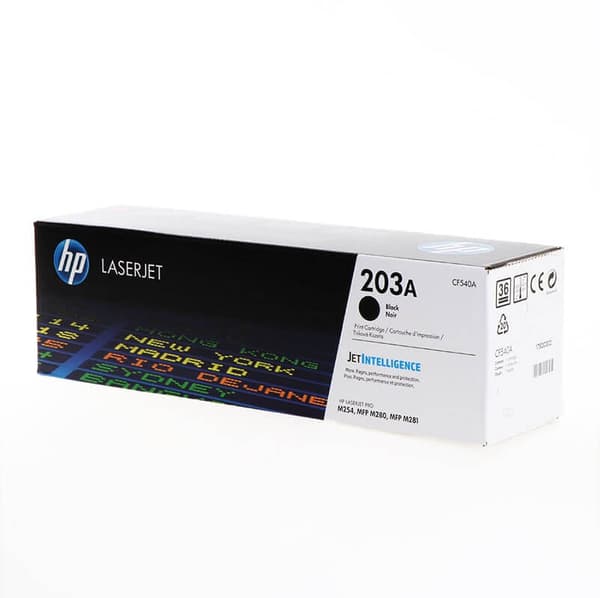 HP Toner CF540A 203A Musta