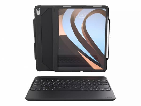 ZAGG Rugged book go til iPad Pro 11", nordisk layout, sort