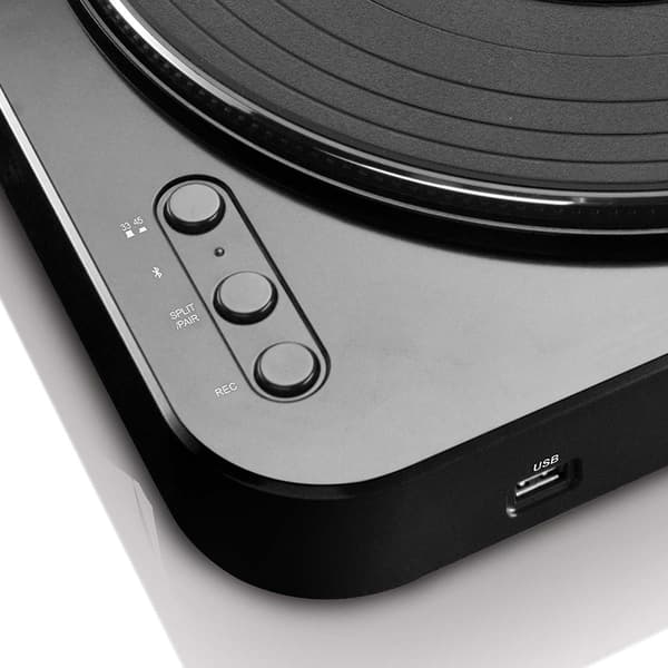 Lenco Skivspelare med direktkodning och Bluetooth® Black