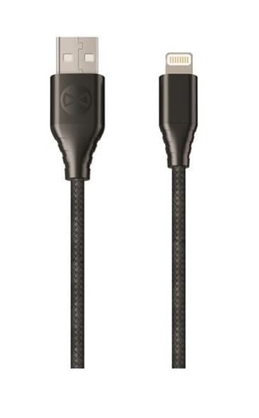 Forever Core - Fast Charge Lightning Synk/Laddkabel (2,4A), 3m
