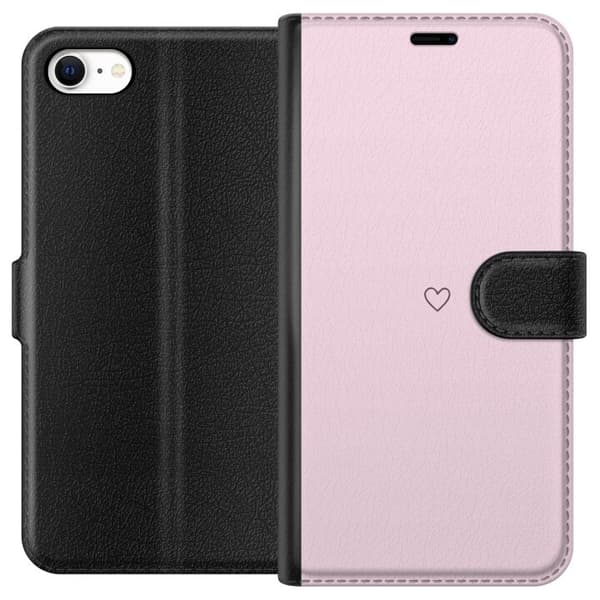 Tegnebogsetui til Apple iPhone 6s med Hjerte motiv