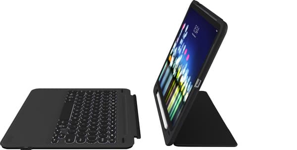 ZAGG Slim book go til iPad Pro 11", nordisk layout, sort