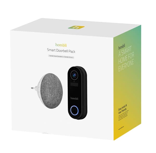 Hombli Smart Dörrklocka Pack Svart