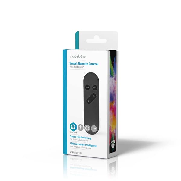 Nedis SmartLife Fjernkontroll | Wi-Fi | Antall knapper: 4 | Android™ / IOS | Sort