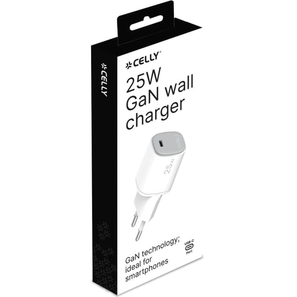 Celly Laddare 25W PD Vit