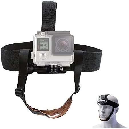 Hovedbånd med hagerem til Go Pro