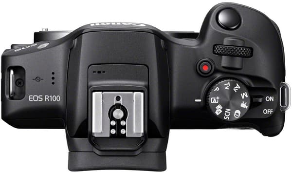 Canon EOS R100 mikrosystemkamera + 18-45 mm IS STM-objektiv