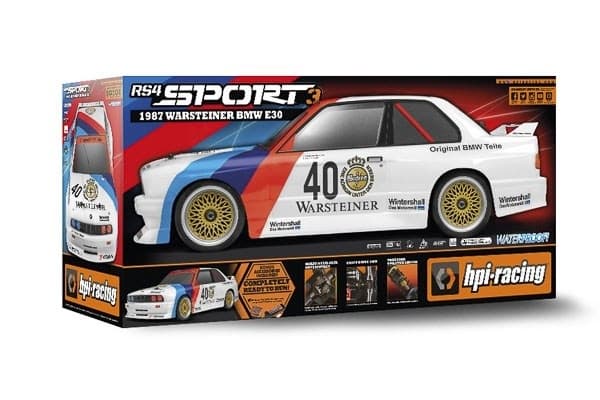 HPI Sport 3 BMW M3 E30 Warsteiner