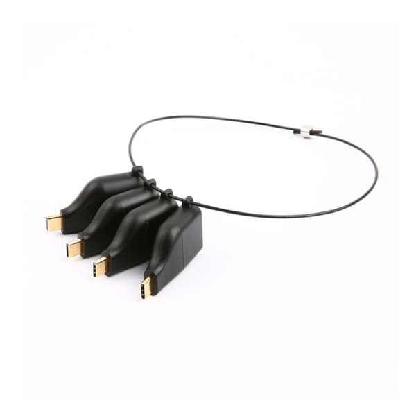 DELTACO Office, USB-C-sovitinrengas, mDP, DP, VGA, HDMI