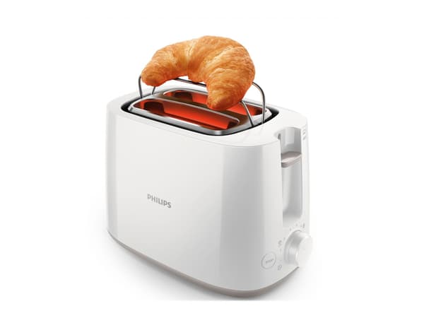 Philips HD2581 - Brödrost För 2 Skivor, Vit