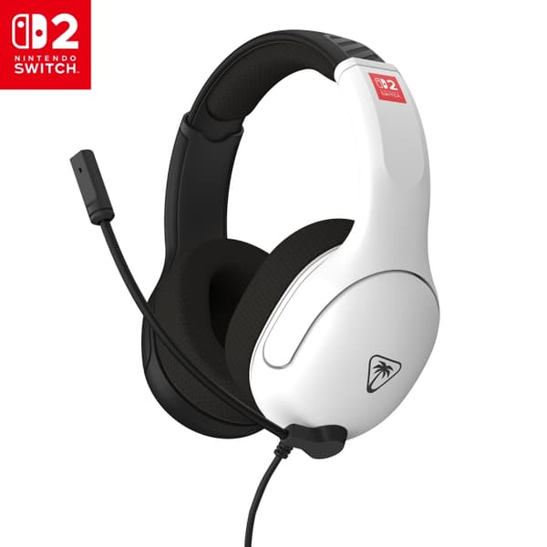 Turtle Beach Airlite Fit Headset Sort & Hvid - Nintendo Switch 2