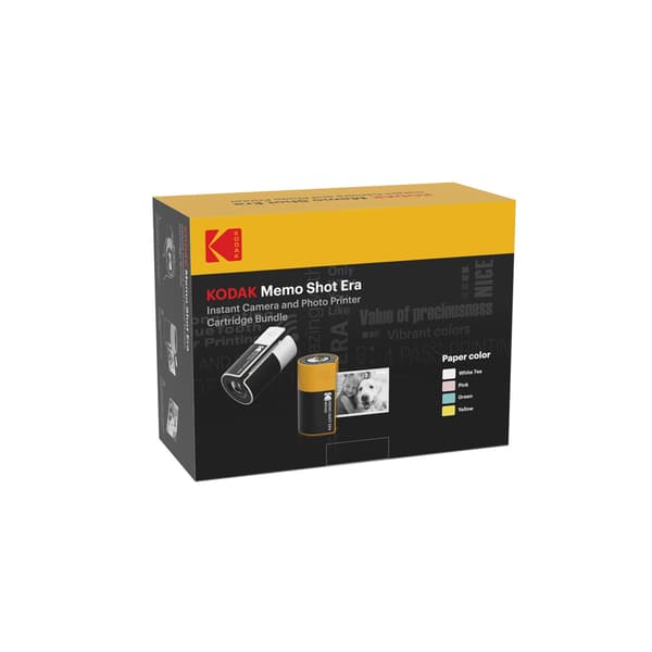 Kodak Instantkamera Memo Shot MS100 Gult Bundle