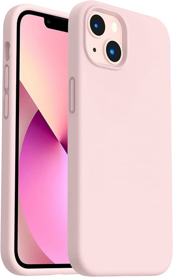 Silikonskal till iPhone 15 Pro Max, Ljusrosa