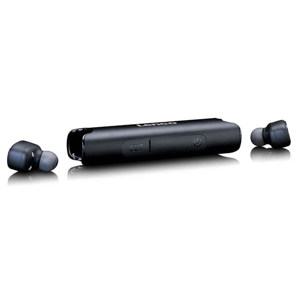 Lenco Bluetooth-kuulokkeet Vedenpitävä In-Ear telakointi Musta