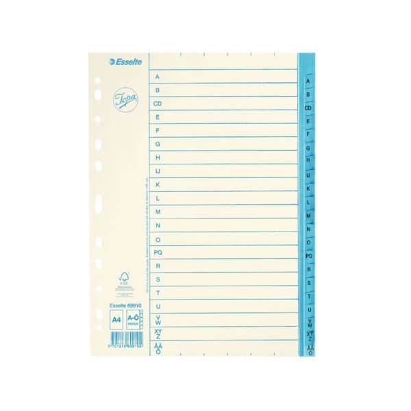 ESSELTE Register Jopa A4/A-Ö