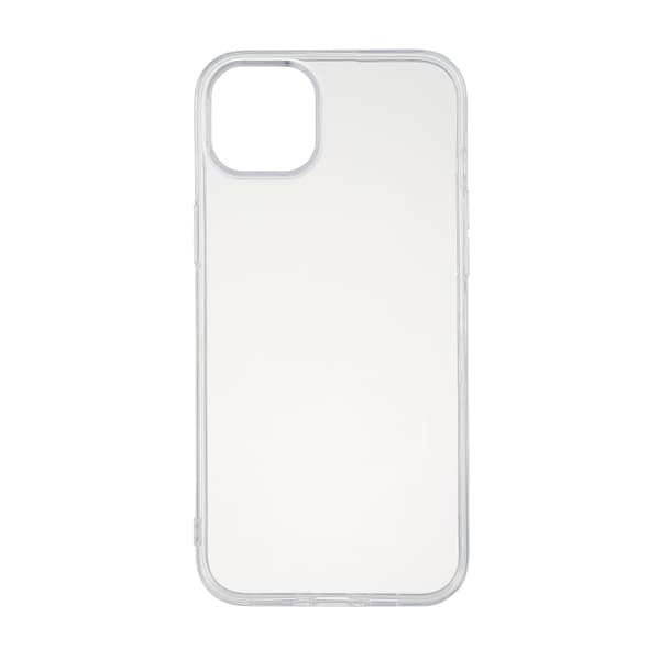 Essentials iPhone 15 Plus TPU-bakdeksel, gjennomsiktig