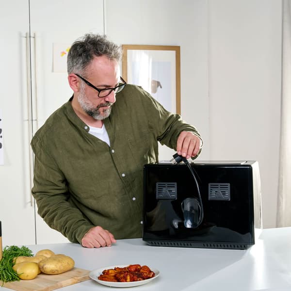 BLACK+DECKER Airfryer Dobbelt 2500W