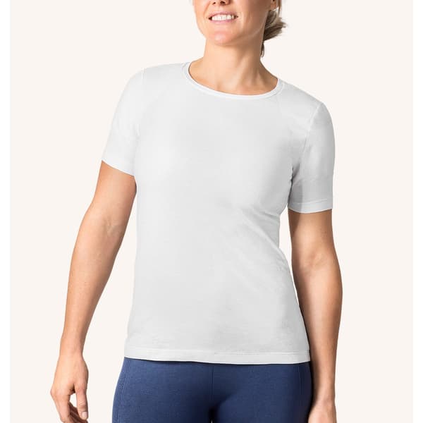 SWEDISH POSTURE T-shirt Dame Alignment Bomull Hvit XS