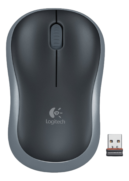 Logitech Wireless Mouse M185 - black/grey