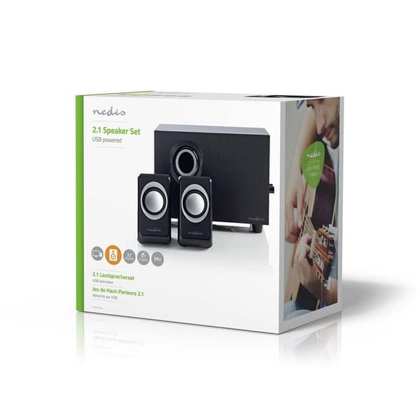 Nedis PC-högtalare | 2.1 | 33 W | 3.5 mm Hane | USB ström | Volymkontroll