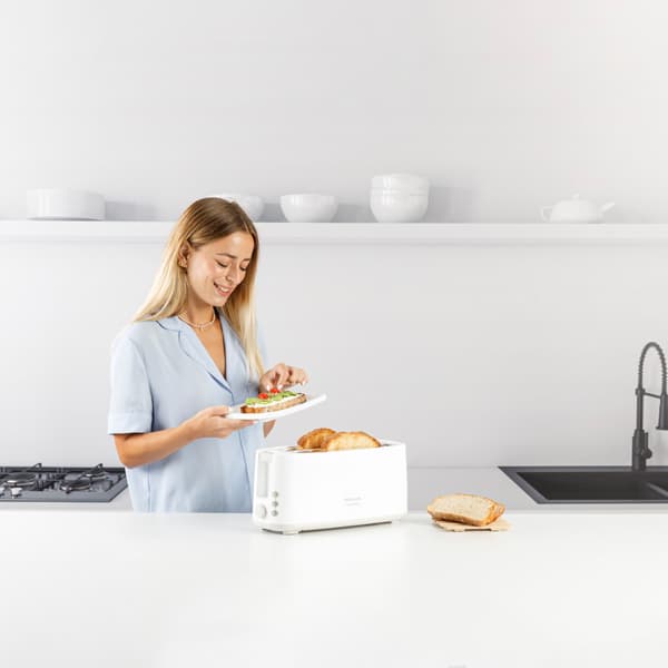 Taurus Brödrost Toastissimo Långt Spår Vit