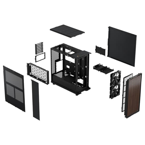 Fractal Design Pohjoinen Hiili Musta