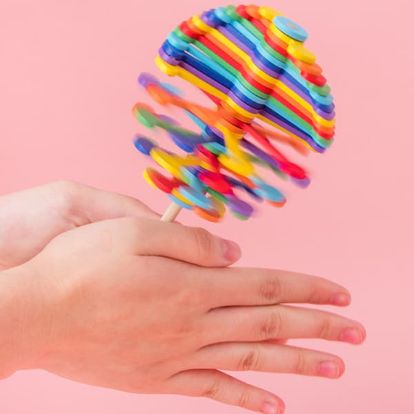 Lollipopter fidget pyörivä lelu