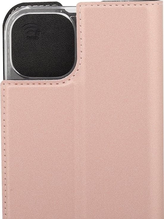 Wave BookCase skyddsfodral, iPhone 13, roséguld