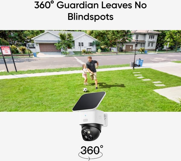 Anker eufy SoloCam S340  -valvontakamera ulkokäyttöön