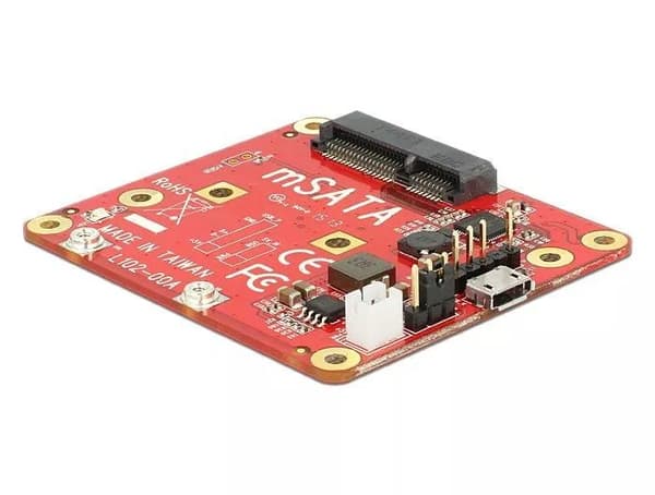 DeLOCK Raspberry mSATA-moduuli, tyyppi Micro-B, sis. asennussarjan