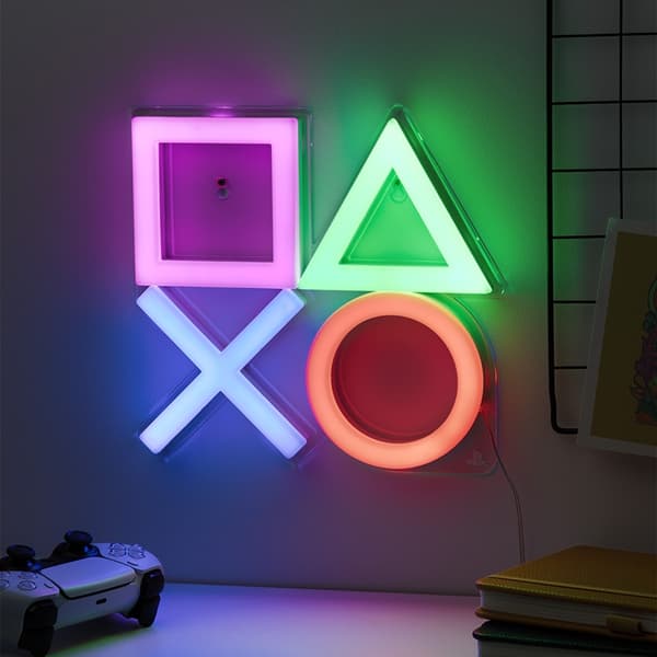 Paladone Playstation seinälle asennettava LED-neonvalo