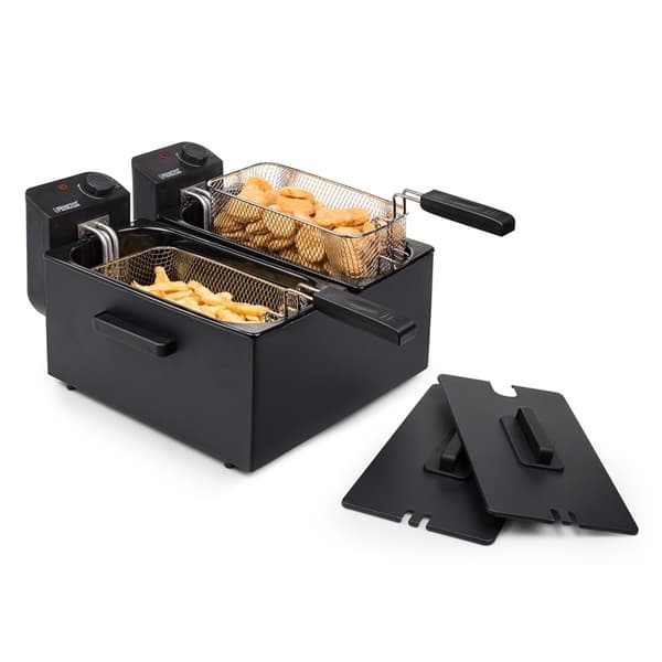 Princess Frityrgryte Double 2x3L 2x1800W Svart